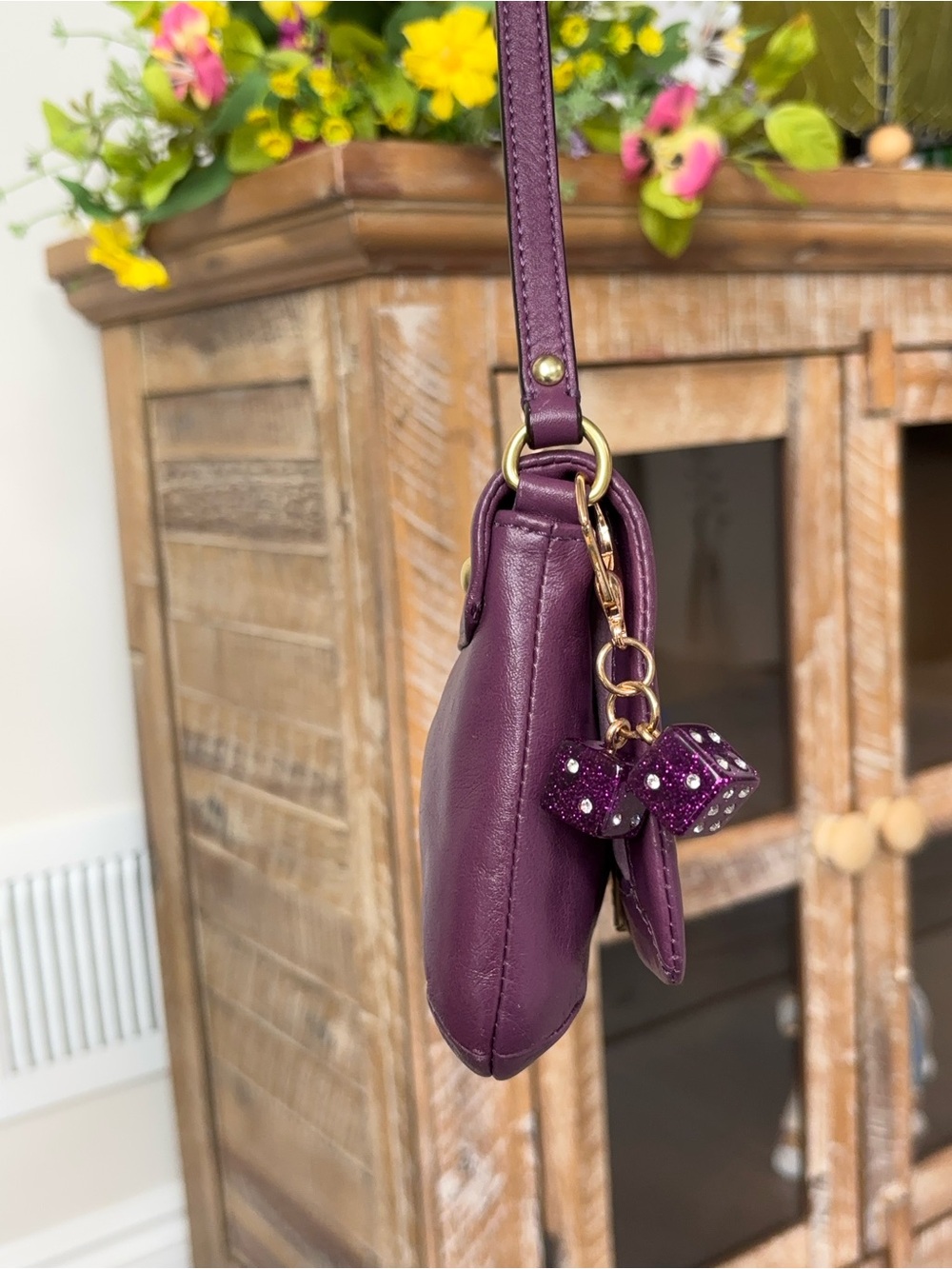 💜🎲Y2k COACH Kristin Large Wristlet Mini Bag🎲💜 - Picture 3 of 9